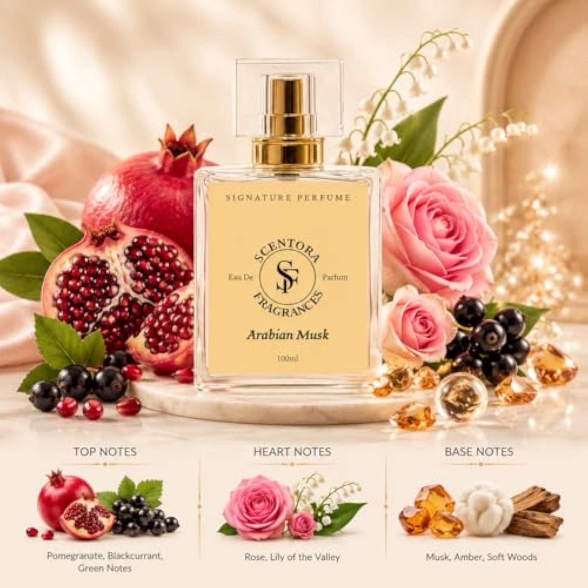 Arabian Musk 100ml Extrait De Parfum, Unisex Premium Gift